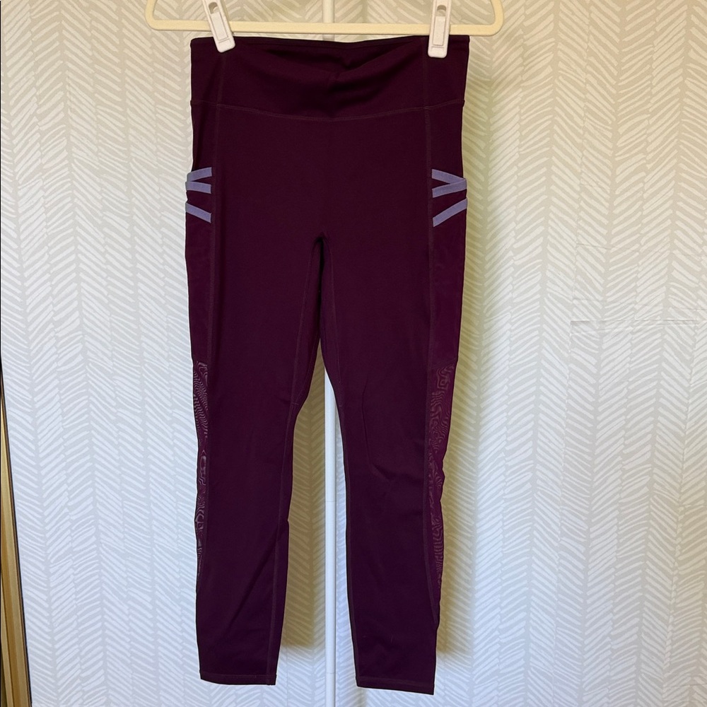 Fabletics Purple High-Waisted Leggings